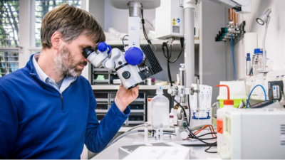 Prof. Thomas Misgeld ist Direktor des Instituts für Zellbiologie des Nervensystems an der TUM und Koordinator des Exzellenzclusters SyNergy. Bild: ediundsepp