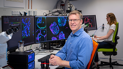 Matthias Hebrok, Professor for Applied Stem Cell and Organoid Systems. Image: Andreas Heddergott / TUM