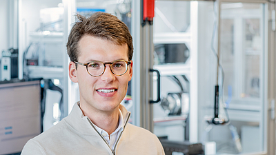 Kilian Müller, doctoral candidate at the Chair of Medical Materials and Implants 