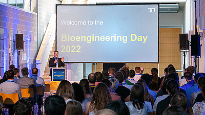 Opening of the Bioengineering Day 2022.  Image: Astrid Eckert / TUM